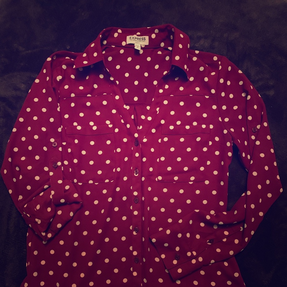 Express portofino slim fit blouse